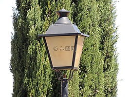 路灯,背景,光