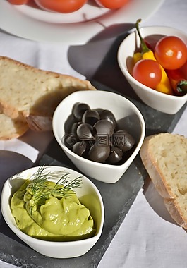 開胃,蕃茄,guacomole