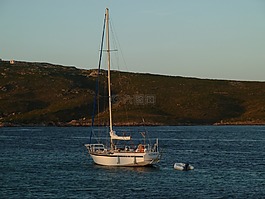 船,游艇,海
