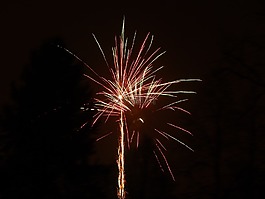 新的一年的平安夜 2016 年,新的一年2017年,煙花爆竹