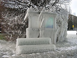 冷,雪,冬天