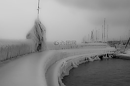 冰,冷,雪