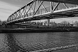 橋,河,的水體