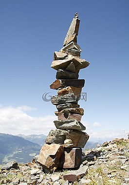 石頭,石塔,山