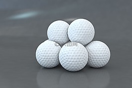 高爾夫,球,3d