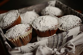 松饼,schokomuffins,糕点