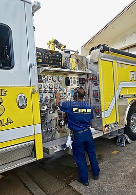 消防員,設備,firetruck