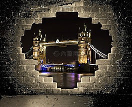 墻,孔,倫敦