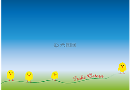 小雞,復(fù)活節(jié),問候