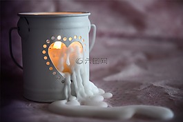 蠟燭,浪漫,火