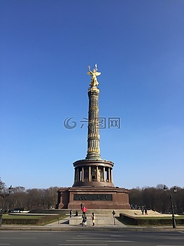 柏林,siegessäule,资本