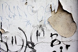 墻,老,紋理