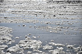 雪,水,街