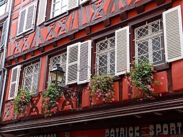fachwerkhaus,如詩如畫,紅色