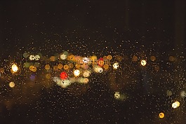 雨,窗口,模糊