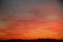 天空,視圖,景觀