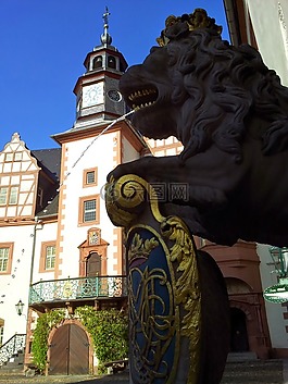 威尔堡,westerwald,喷泉