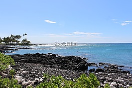 夏威夷,海灘,海洋