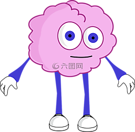 腦,字符,動畫制作者