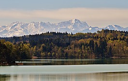 景觀,復(fù)活節(jié)湖,iffeldorf