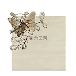 纸,固定,模板