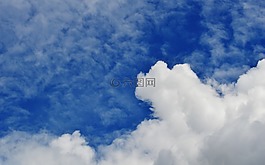 云,天空,白