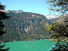haldensee,水,绿色