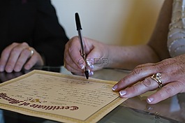 婚禮,婚姻,證書