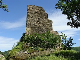 堡stahlberg,巴哈拉赫,莱茵河谷