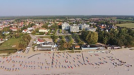 kellenhusen,海灘,luftbilaufnahme