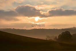 morgenstimmung,日出,景觀