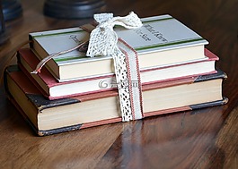 閱讀,書籍,包裹