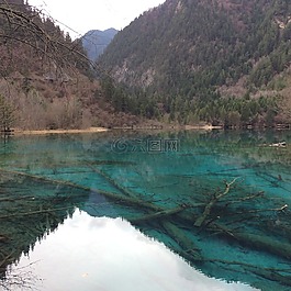 山水,湖泊,美景