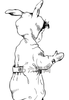兔子,服裝,兒童