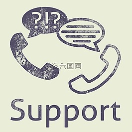支持,電話,問題