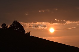天空,心情,云