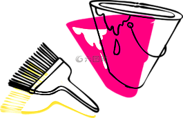 漆,畫筆,工具