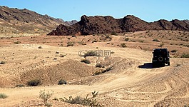 沙漠,小山,景觀
