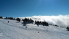 雪,天空,冬天