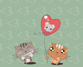 猫,礼品,情人节
