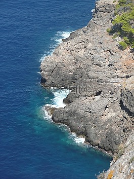 馬洛卡,海岸,巖