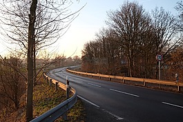 krefeld,乡村道路,冬天