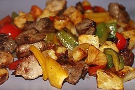 肉,辣椒粉,洋蔥