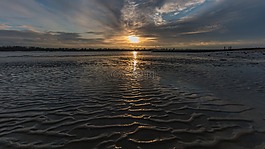 易北河,海灘,漢堡