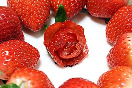 草莓,水果,食品