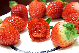 草莓,水果,食品