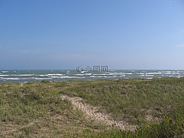 密歇根湖,海灘,水