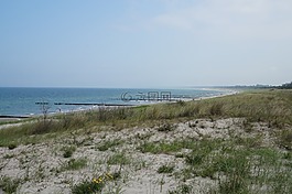 沙丘,沙,海灘