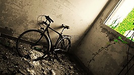 自行車,被遺棄,城市的探索