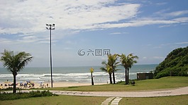 costão 做拓散缇湖,mar,阳光明媚的早晨